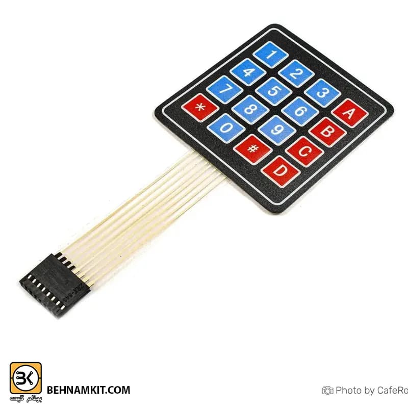 کی برد 4×4 برچسبی