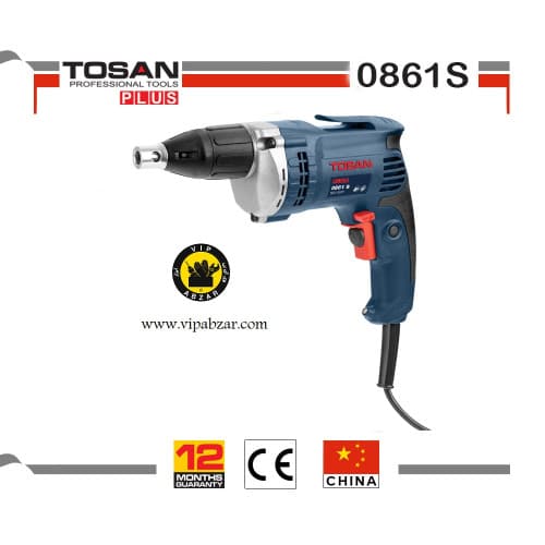 پیچ گوشتی برقی مدل 0861S توسن