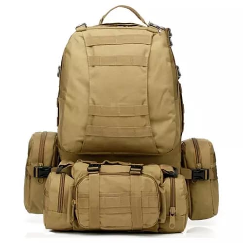 کوله پشتی 55 لیتری 4 تکه تاکتیکال (اصل)