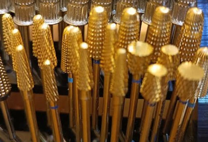 سرسوهان مانیکور الماسه طلایی