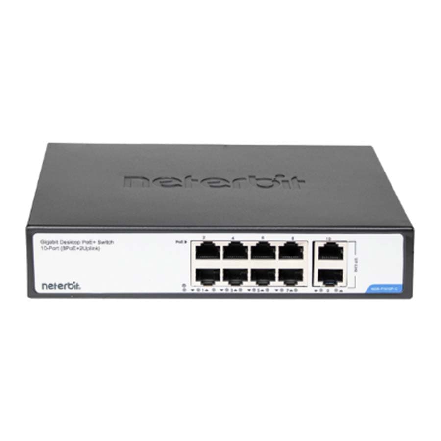 سوييچ 10 پورت گیگابیت نتربیت مدل NGS-F1010P-C