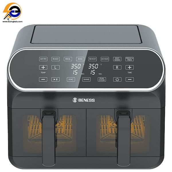 سرخ کن بدون روغن دوقلو بنس مدل BA-D801T