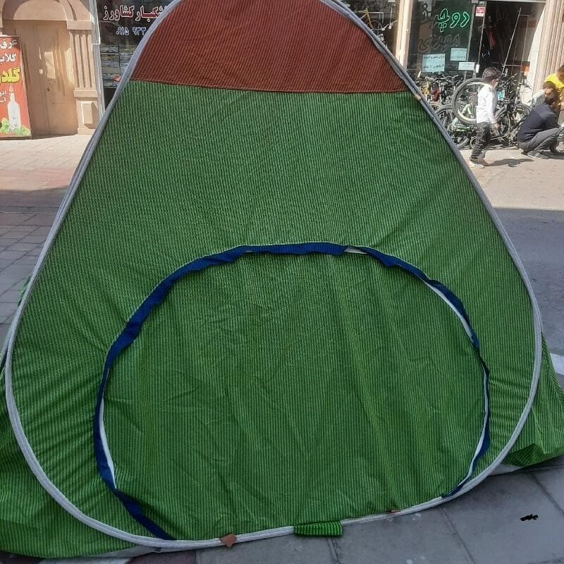 چادر مسافرتی 8نفره برزنت برنو مدل پنجره از کف