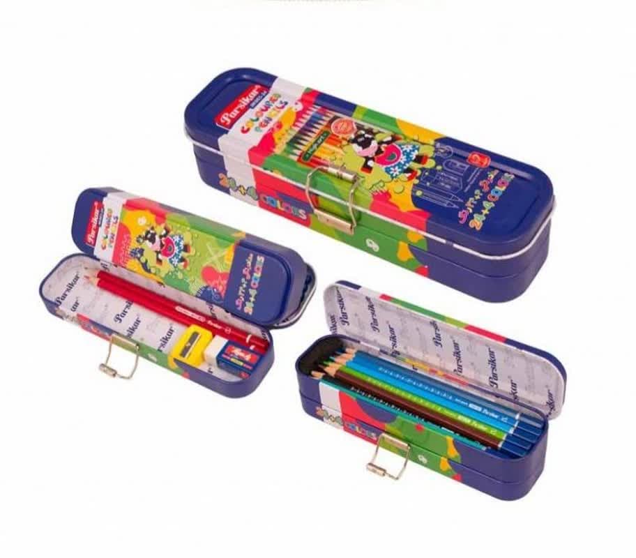 مدادرنگی 24+4 دو طبقه جعبه فلزی پارسیکار