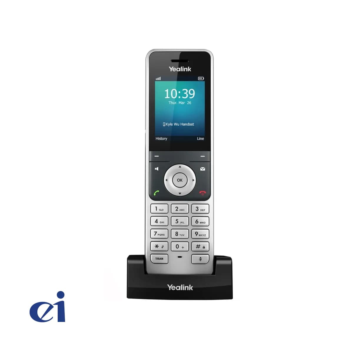 گوشی تلفن ویپ تحت شبکه بیسیم یالینک مدل YeaLink W56H