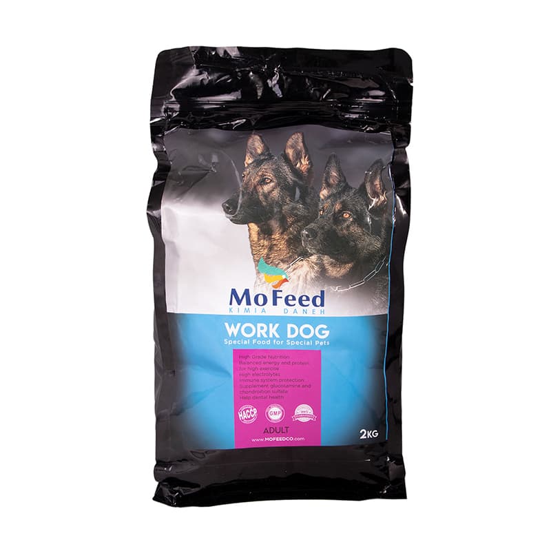 غذای خشک سگ مفید Mofeed Dry Food For Work Dog وزن 2 کیلوگرم