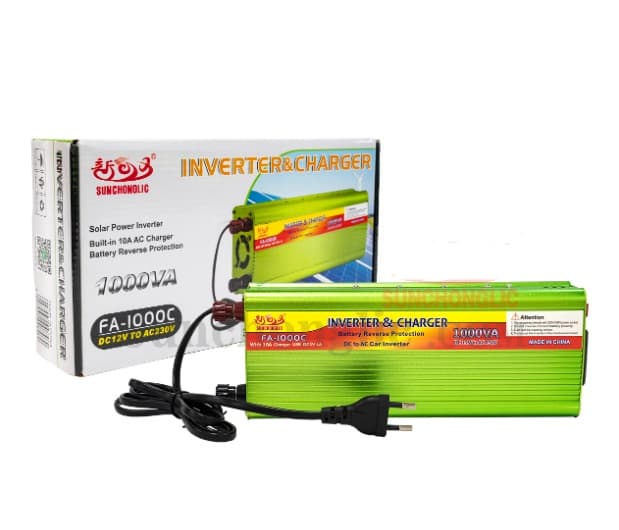 اینورتر 12 به 220 ولت 1000 وات شارژر دار مدل Inverter FA-1000C