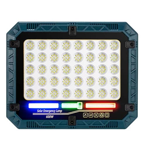 پروژکتور شارژی خورشیدی ریموتدار 600 وات مدل W8112-4