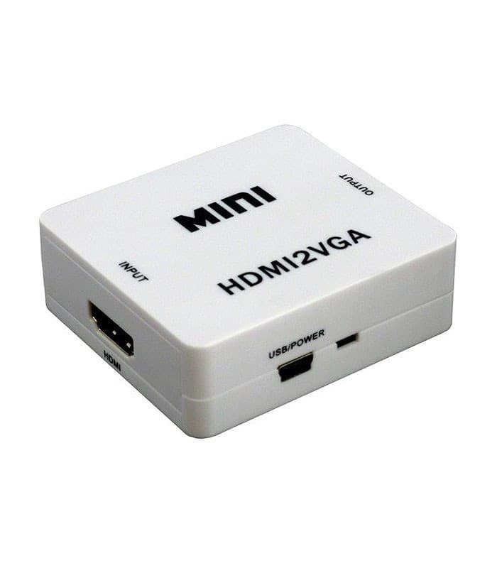 مبدل HDMI به VGA وی نت مدل MINI به همراه کابل صدا مدل V-COHD2VGAM