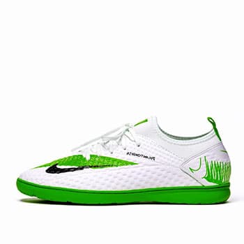 کفش فوتسال نایک فانتوم جورابی سفید سبز