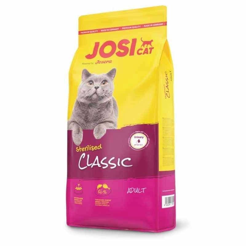 غذای خشک گربه بالغ جوسرا مدل کلاسیک عقیم شده JosiCat Classic فله یک کیلوگرم