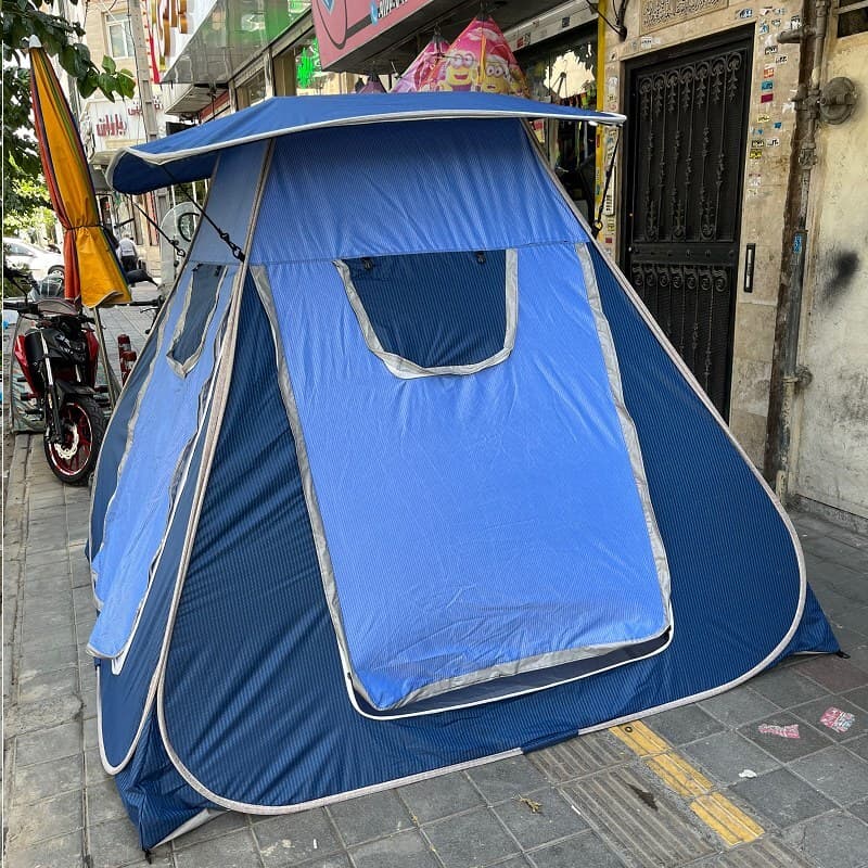 چادر مسافرتی ضد آب 8 نفره مکعبی ریپس (سقف مسطح) جنس برنو برزنتی و دومنظوره 9