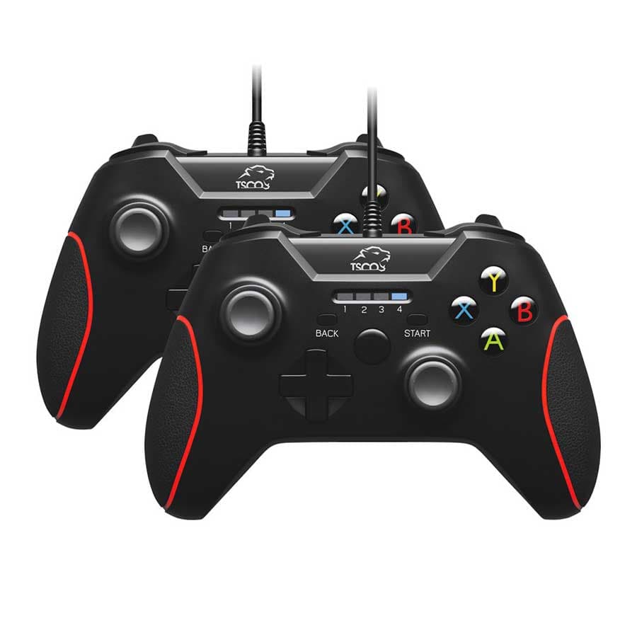 دسته بازی دوبل شوک دار تسکو مدل TG 120 X2