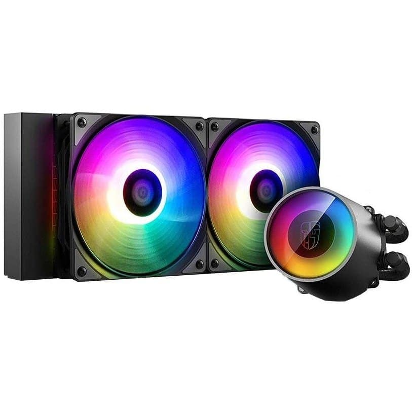 خنک کننده سی پی یو DEEPCOOL Castle 240 RGB (استوک-با جعبه) پایه اینتل