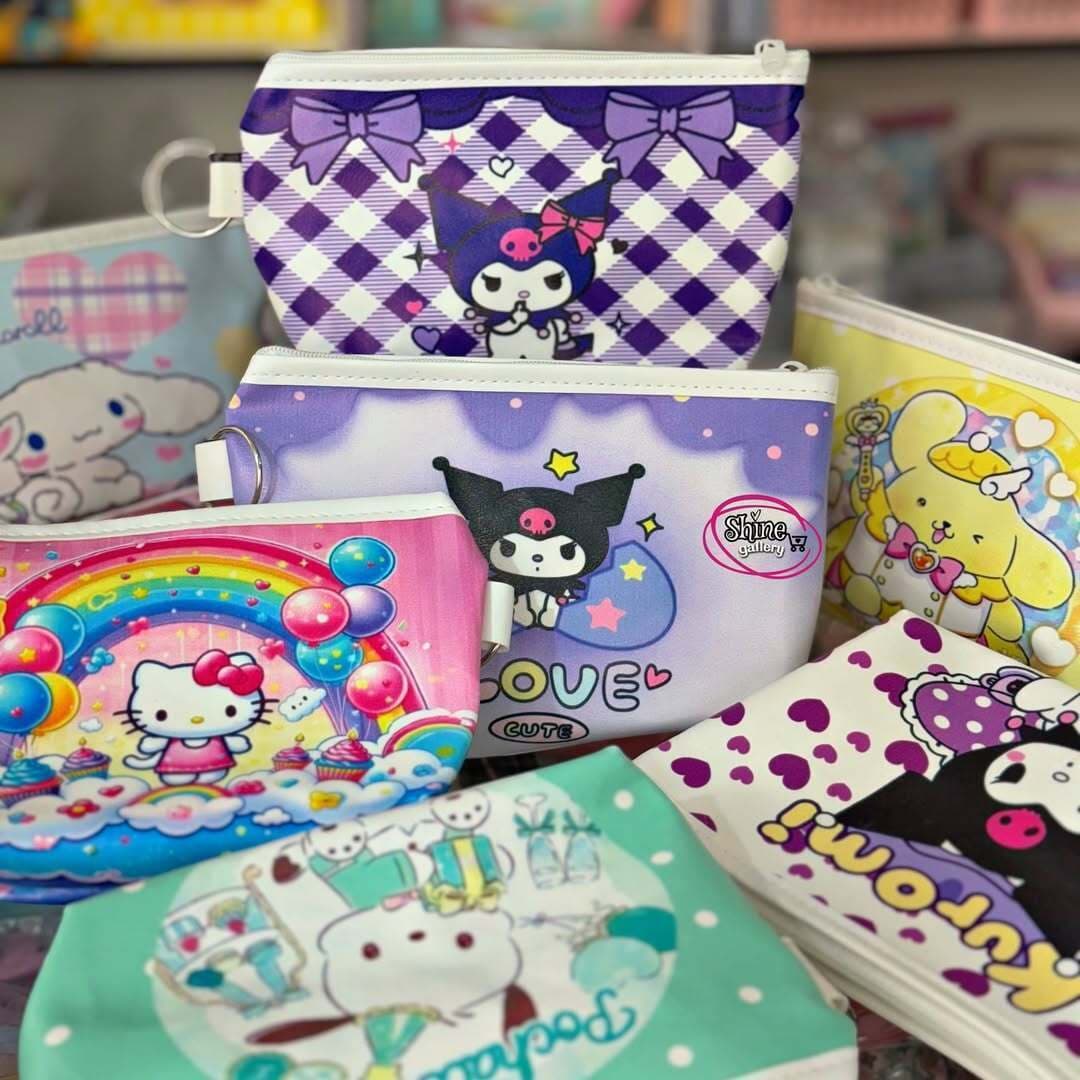 کیف آرایشی و جامدادی کرومی و رفقاش