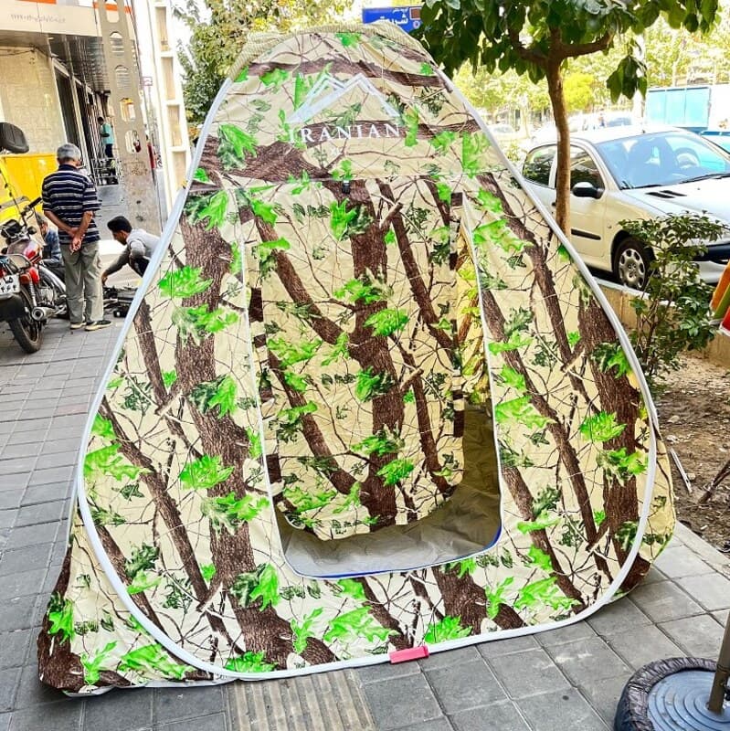 چادر مسافرتی 12 نفره جنس برنو با ارتفاع بلند و کف ضخیم و سه پنجره و رنگبندی