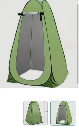 چادر توالت حمام و صحرایی ارتفاع بلند هوا کش دار