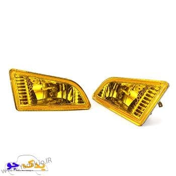 چراغ مه شکن زرد ۱۳۲ و ۱۱۱ بسته 2 عددی