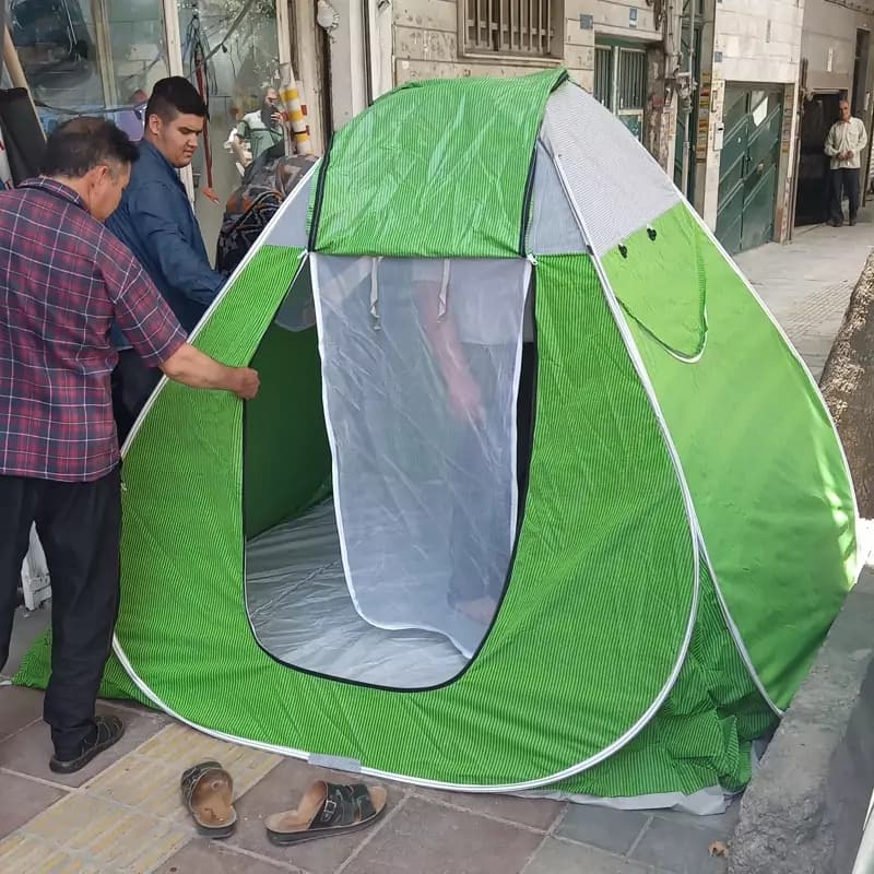چادر مسافرتی فنری و خیمه کمپی برزنتی 12 نفره