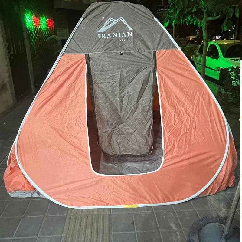 چادر مسافرتی 12 نفره جنس ضخیم برنو با کف ضخیم و سه پنجره و ارتفاع بلند کد8