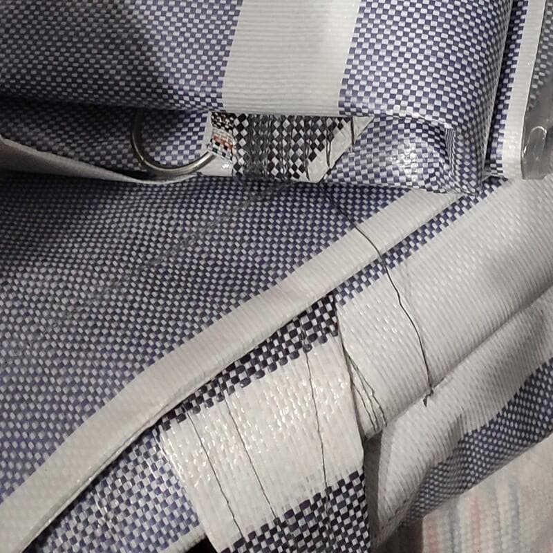 چادر کامیون 8 در5 با 4 ردیف قلاب و دم اسبی با دوخت سفارشی ضد آب