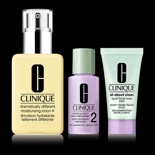 پک روتین پوستی کلینیک (۳ مرحلهای) – مناسب پوست خشک و مختلط