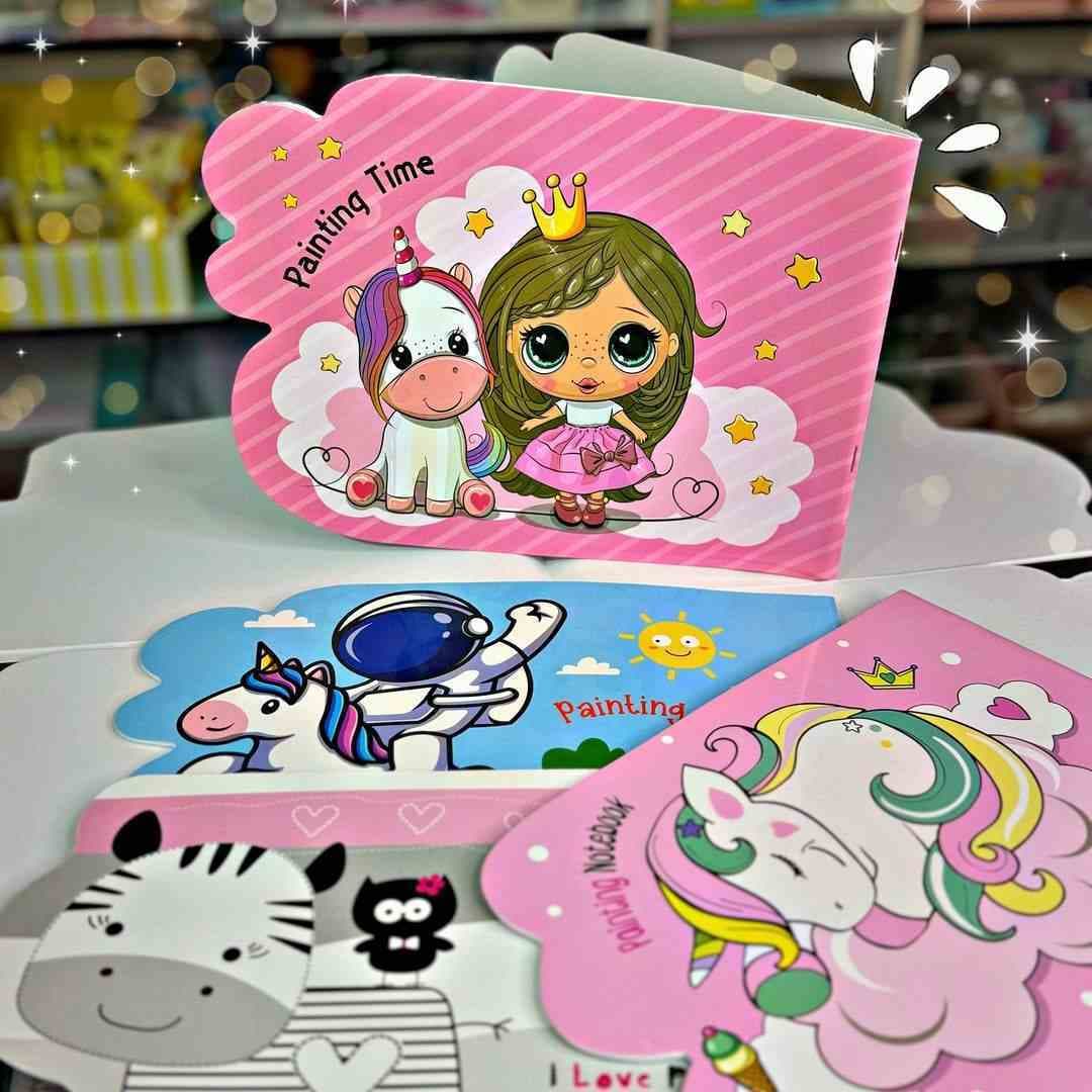 دفتر نقاشی برش خورده