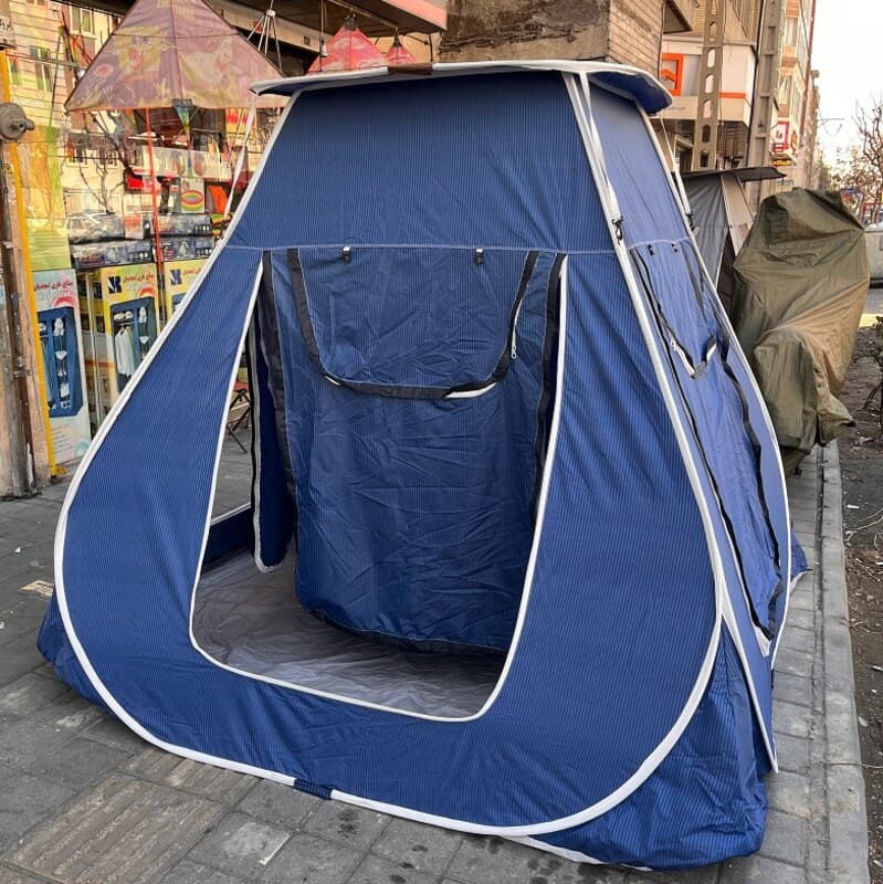 چادر مسافرتی 8 نفره فنری مدل ریپس جنس برنو با کف ضخیم و قلاب و سقف بازشو کد5