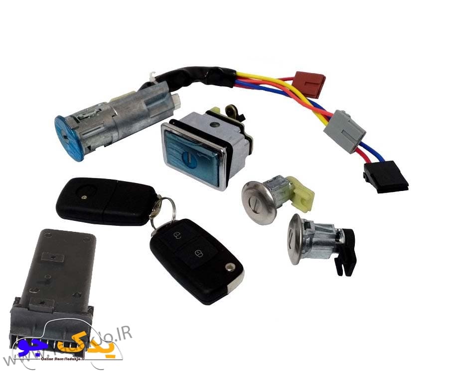 سوییچ کامل پژو۴۰۵ قدیم با یونیت نصیر لوازم (گیرنده و فرستنده)