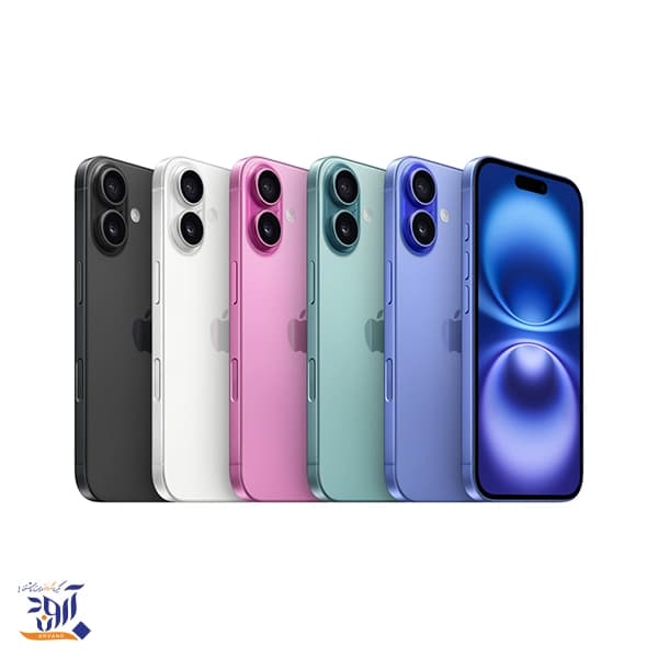 گوشی موبایل اپل مدل iPhone 16 دو سیم کارت ظرفیت ۲۵۶ گیگابایت و رم ۸ گیگابایت (Not active) (گارانتی ۱۸ماهه شرکتی)