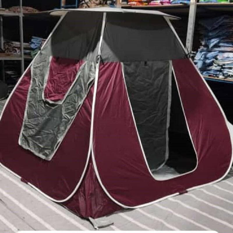 چادر مسافرتی ضد آب 12 نفره مکعبی ریپس (سقف مسطح) جنس برنو برزنتی و دومنظوره پشه بند دار