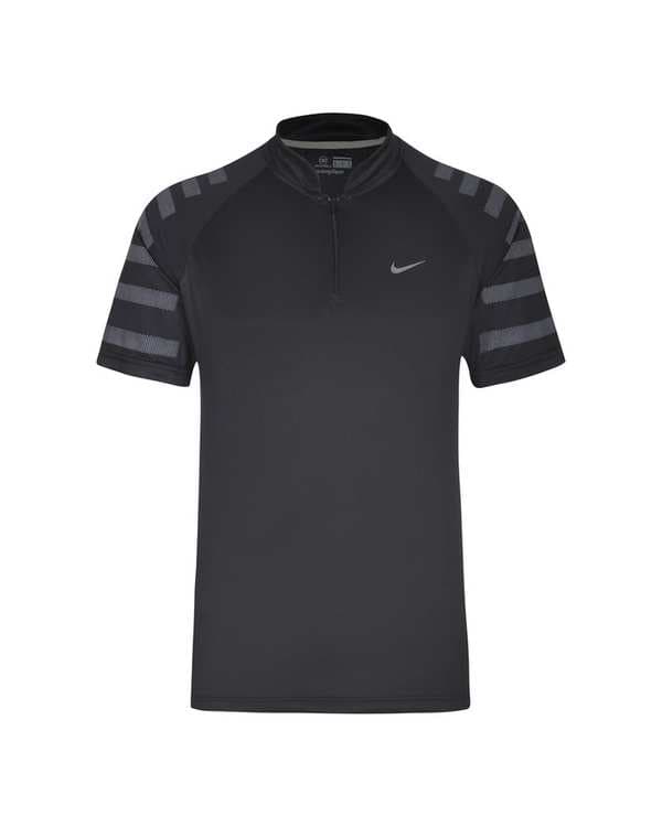 تی شرت ورزشی مردانه مشکی پانیل Panil مدل TNB03