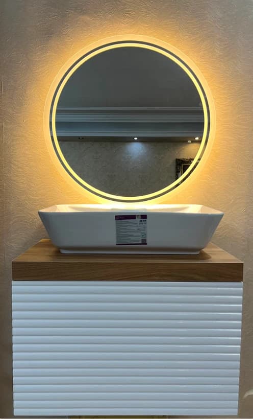 ست کابینت و روشویی به همراه آینه کد ستیا