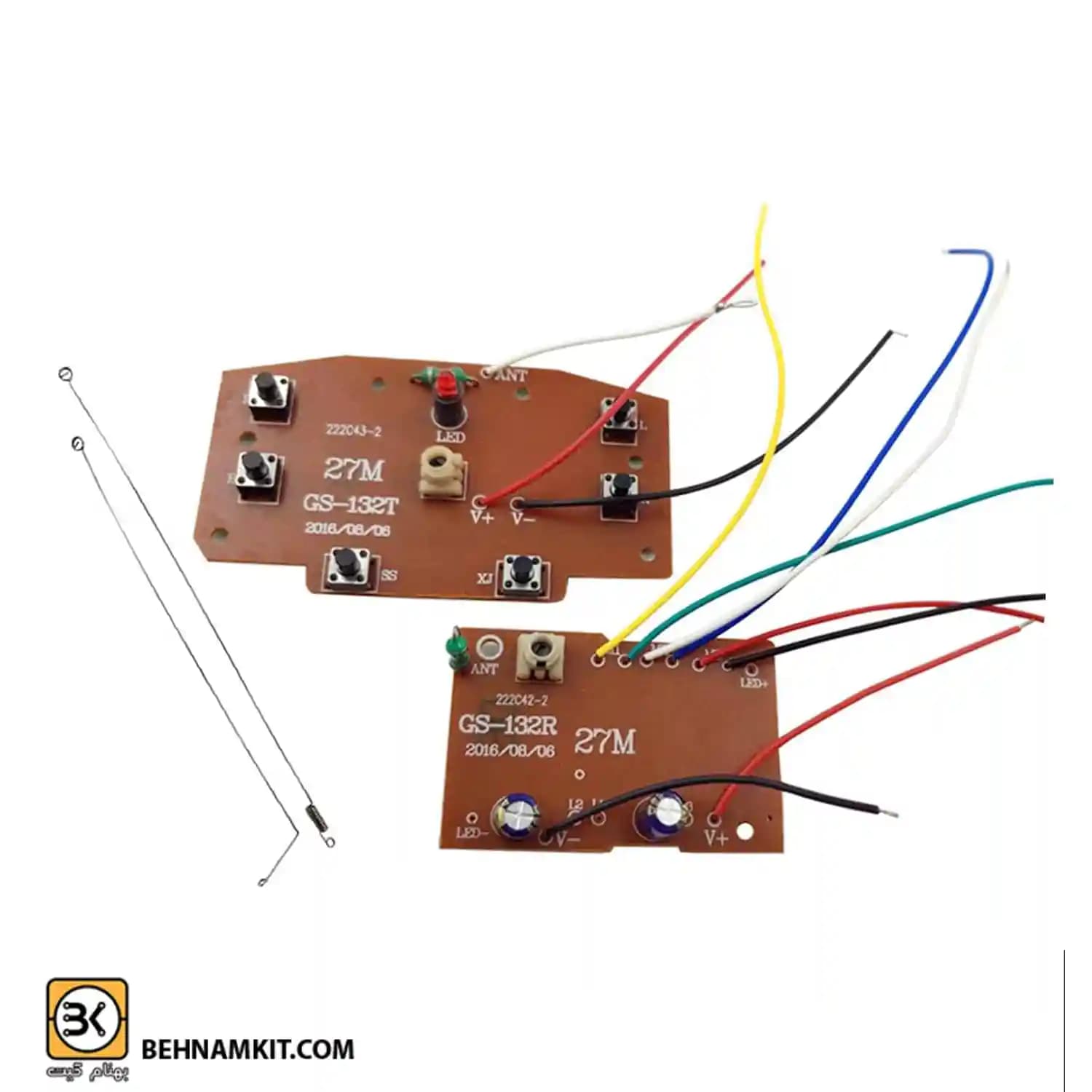 ماژول فرستنده و گيرنده کنترل از راه دور 6 کاناله مدل 6ch
