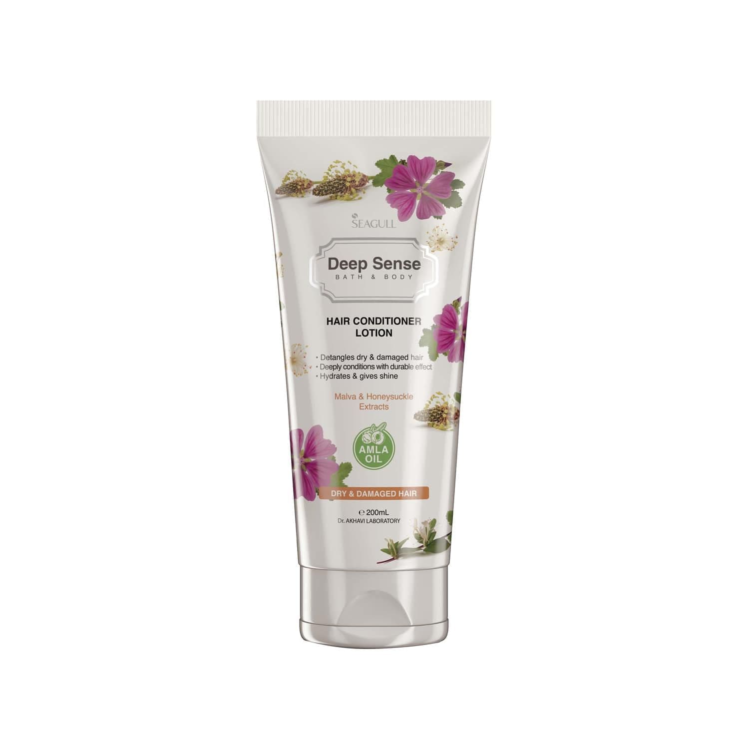 لوسیون نرم کننده مو خشک دیپ سنس حاوی روغن آملا