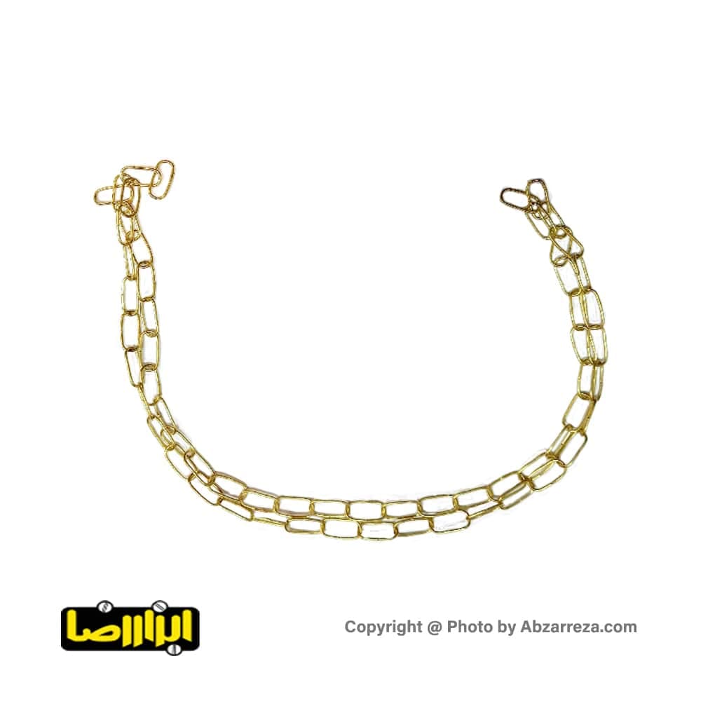 زنجیر لوستر طلایی غیر جوشی سایز 4