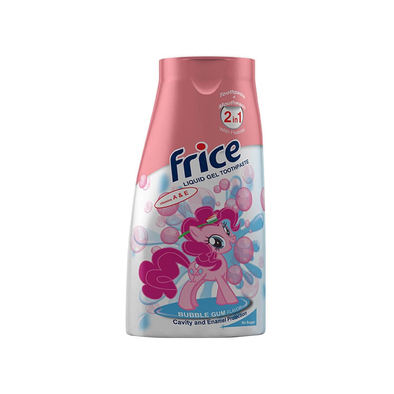 خمیر دندان ژل مایع کودک فریس با طعم آدامس بادکنکی وزن 100 گرم