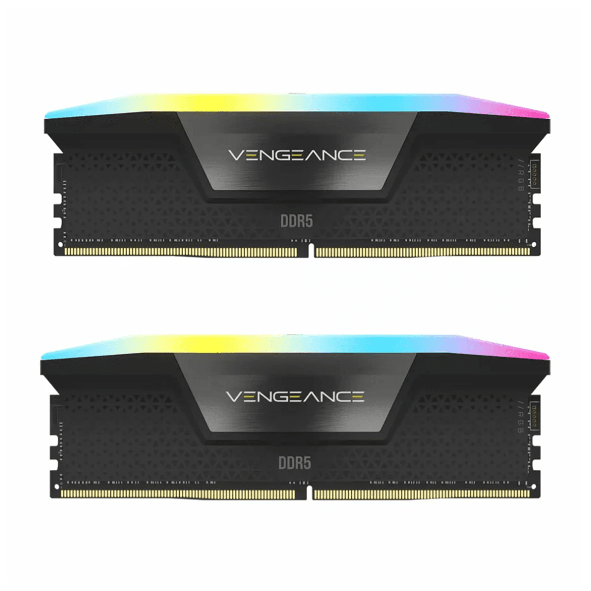 رم کامپیوتر DDR5 دو کاناله 5600 مگاهرتز CL36 کورسیر مدل VENGEANCE RGB ظرفیت 64 گیگابایت