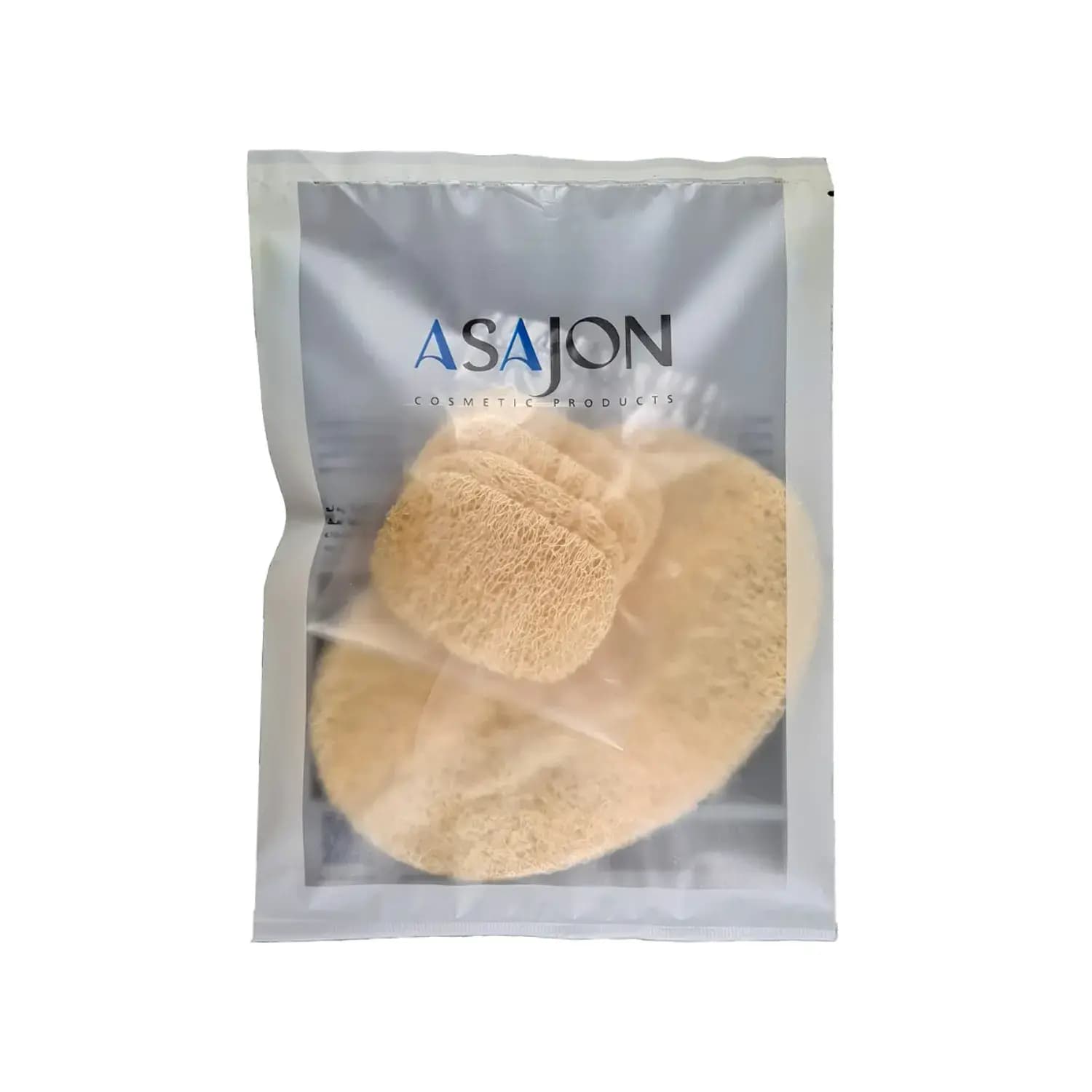 لیف حمام لوفا آساژون به همراه پد پاک کننده آرایش بسته 5 عددی