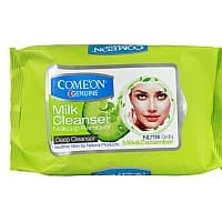 دستمال مرطوب پاک کننده آرایش 20 عددی کامان | آبرسانی و پاکسازی عمیق