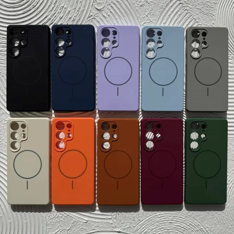 قاب سیلیکونی مگ سیف سامسونگ Silicone Magsafe Samsung