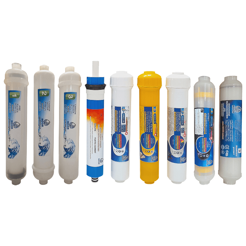 فیلتر دستگاه تصفیه آب نور مدل L900 بسته 9 عددی