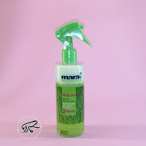 سرم مو دوفاز ضدوز و نرم کننده مارال maral حاوی عصاره درخت چای حجم 250 میل