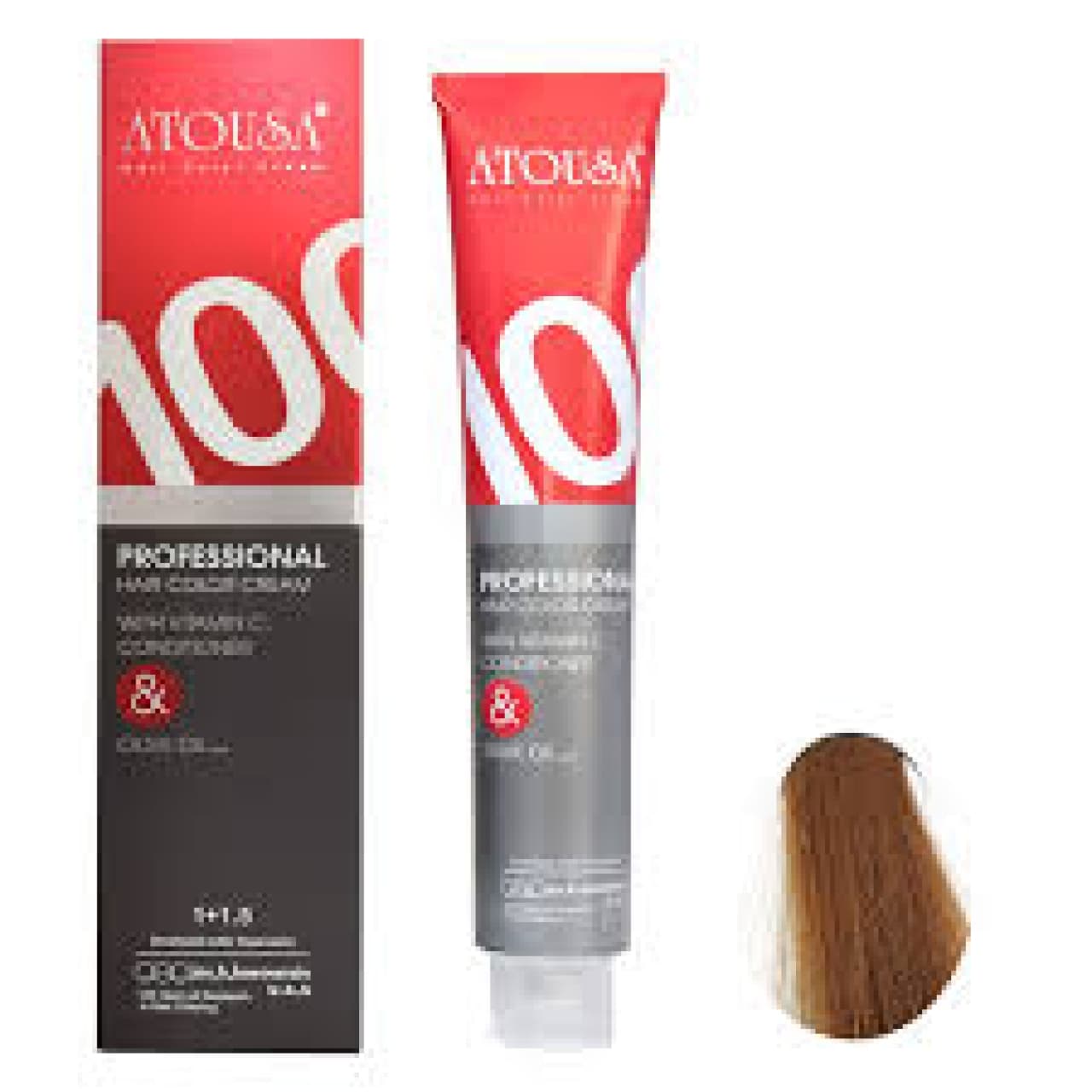 رنگ مو آتوسا شماره G4 حجم 100 میلی لیتر رنگ قهوه ای طلایی روشن