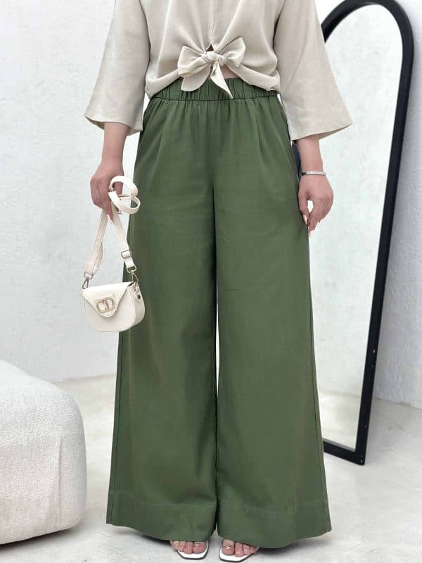 شلوار فول بگ جیب دار