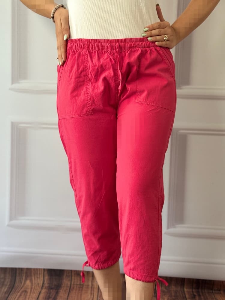 شلوارک برمودا کتان 2 کد 9058