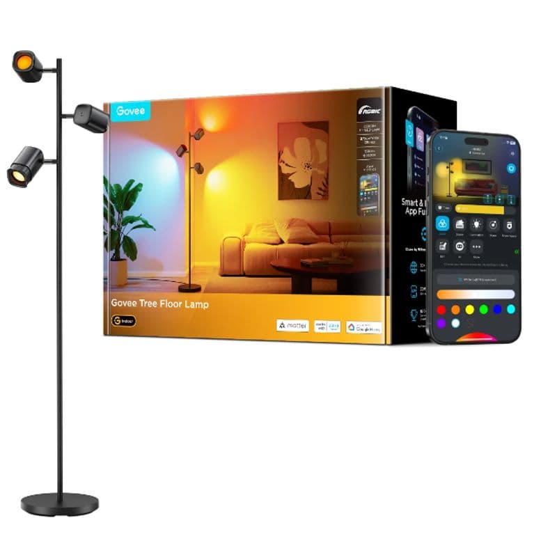 چراغ هوشمند درختی گووی Govee H60B2 Tree Floor Lamp