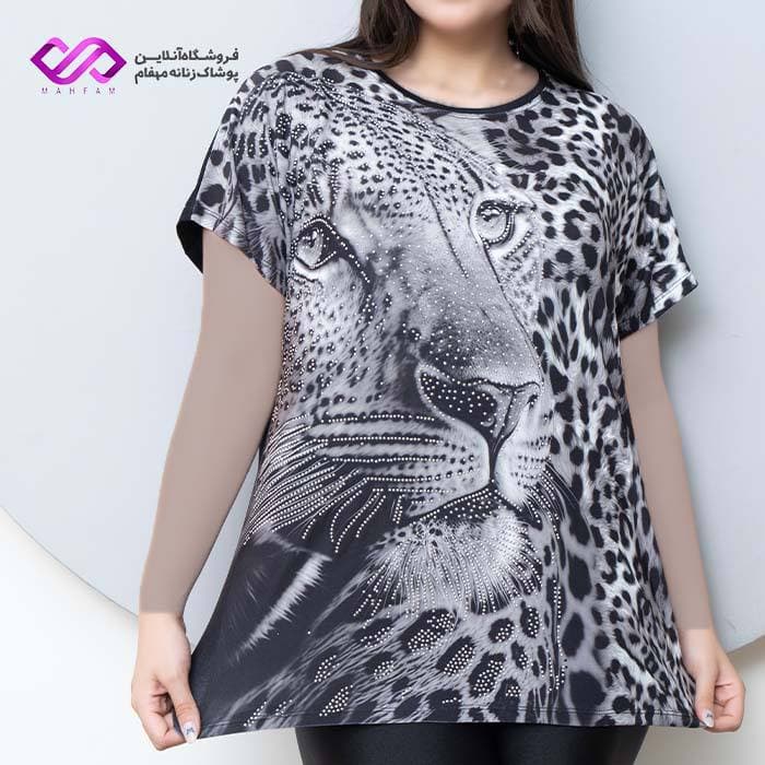 بلوز زنانه طرح پلنگی