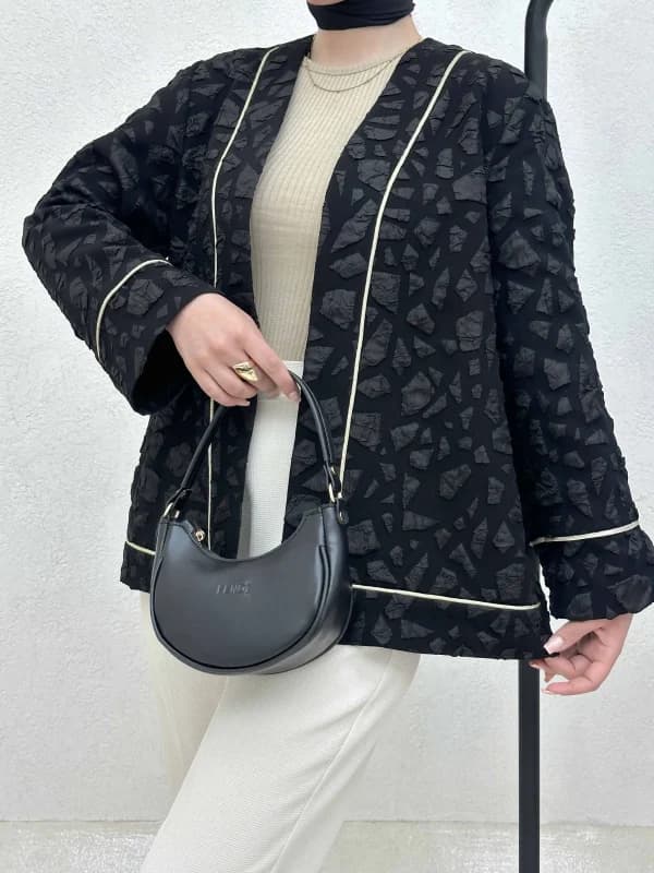 کت طرح برجسته نوار طلایی