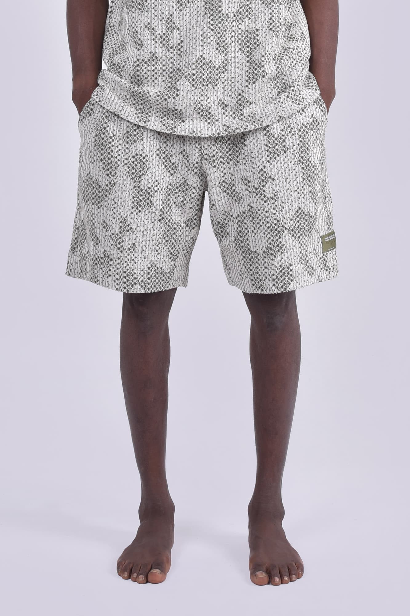 شلوارک تریکو طرحدار